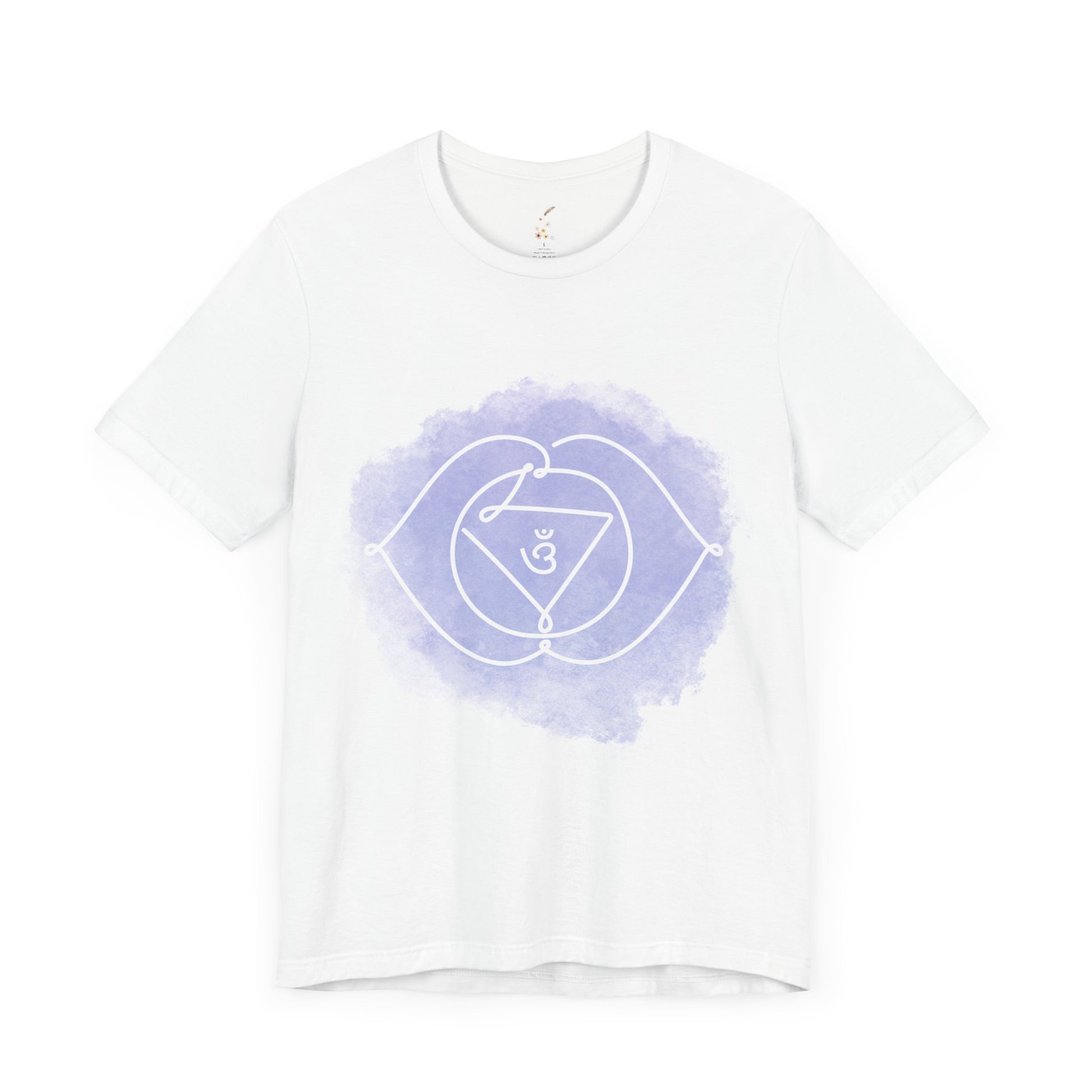 Light ash gray Ajna Chakra t-shirt representing spiritual awareness.