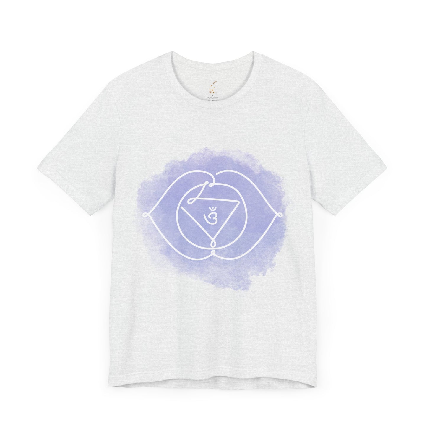 Light ash gray Ajna Chakra t-shirt representing spiritual awareness.