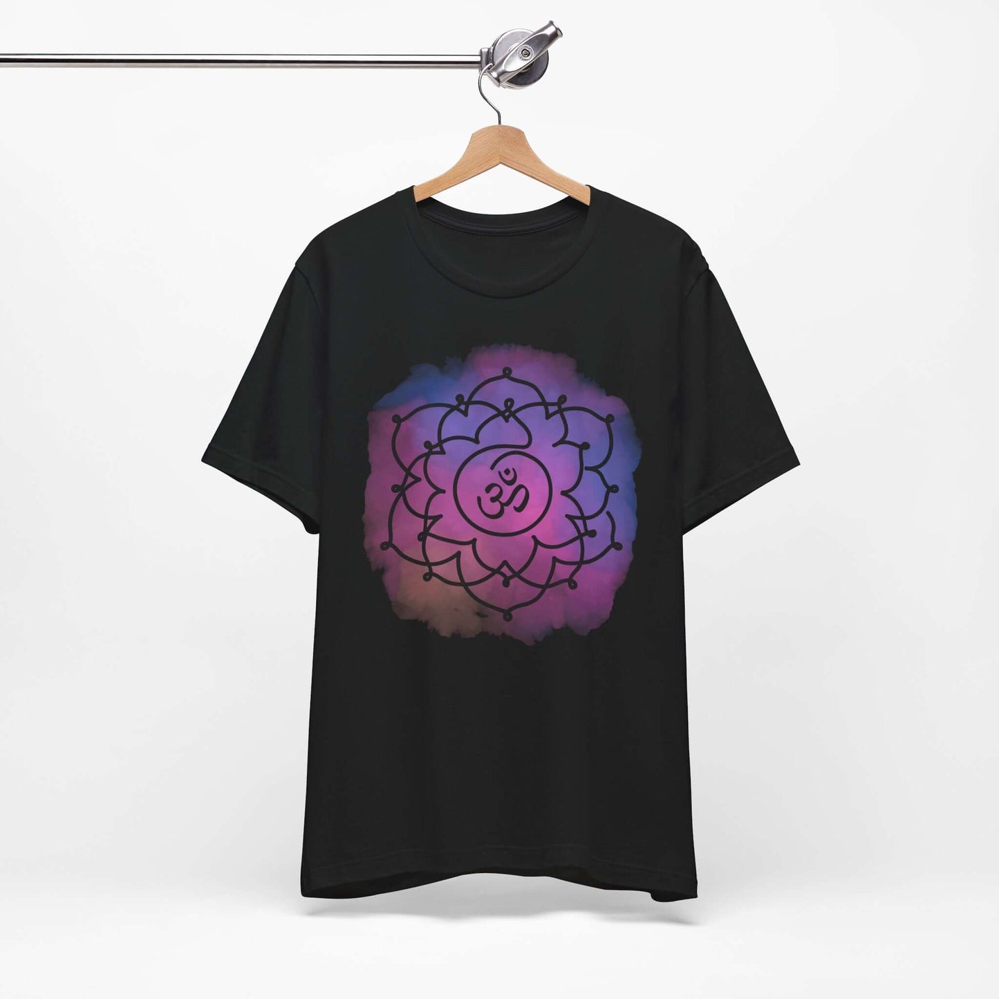  Inkasis Sahasrara Chakra t-shirt designed for European customers, representing divine connection and universal awareness.