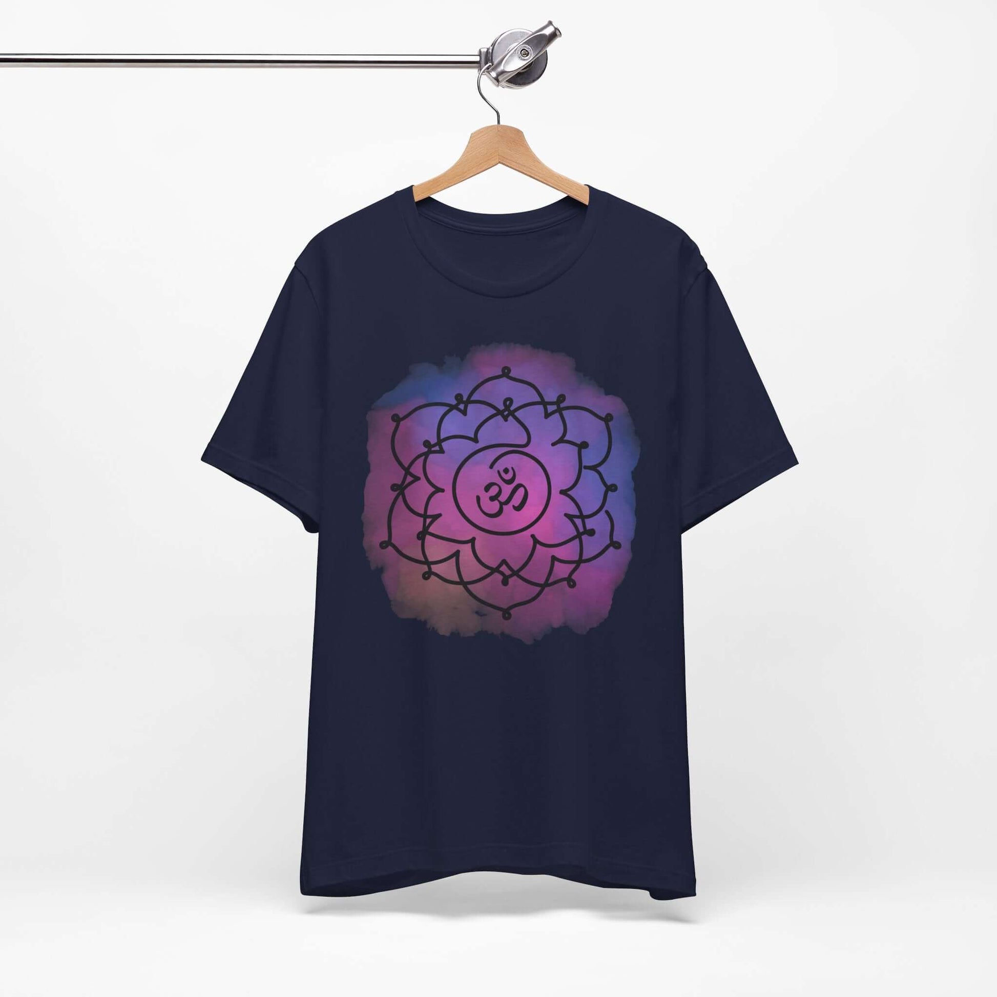  Inkasis Sahasrara Chakra t-shirt for European shoppers, crafted to represent unity, mindfulness, and spiritual growth.