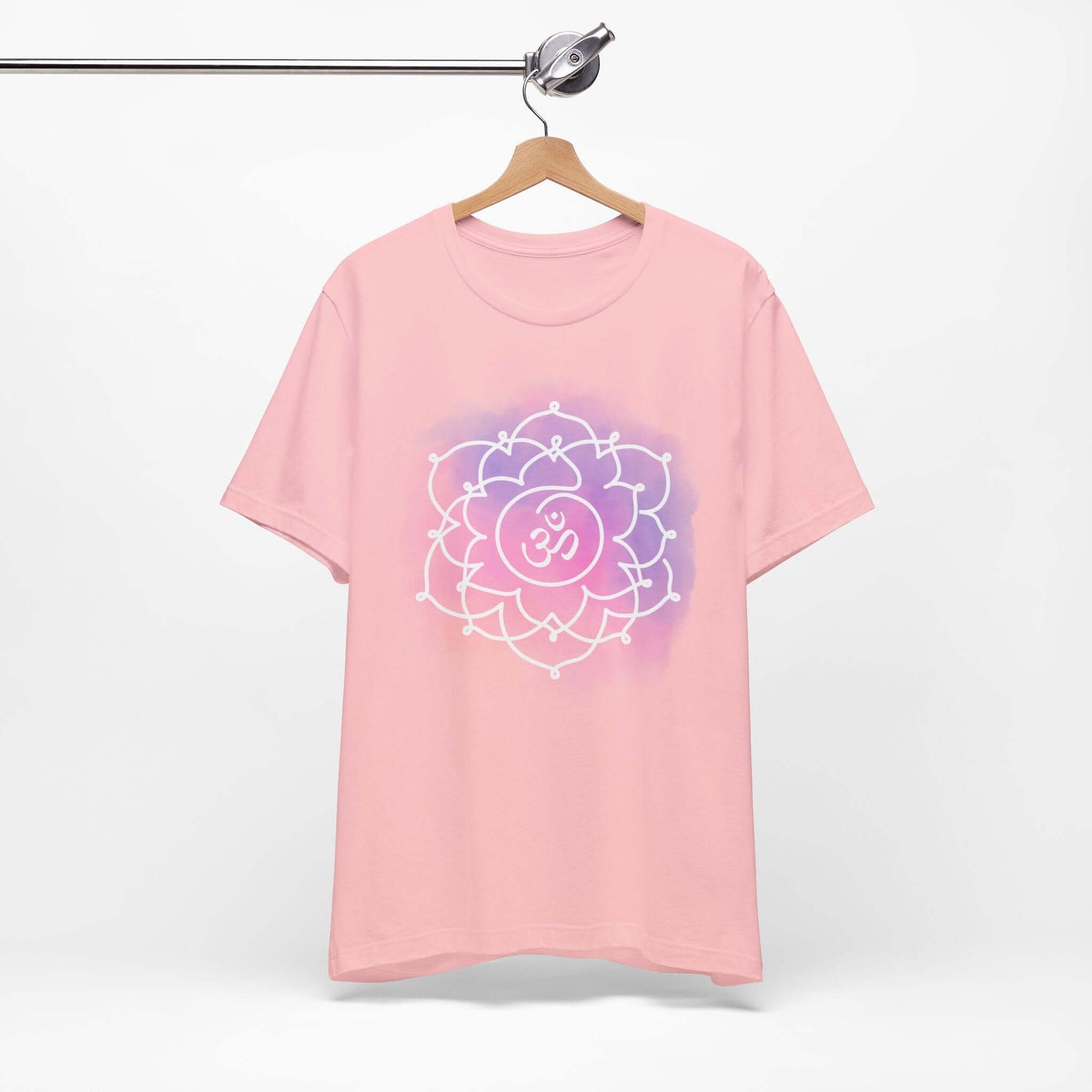  Inkasis Sahasrara Chakra t-shirt made for Europe, emphasizing the crown chakra symbol for spiritual alignment and universal energy.
