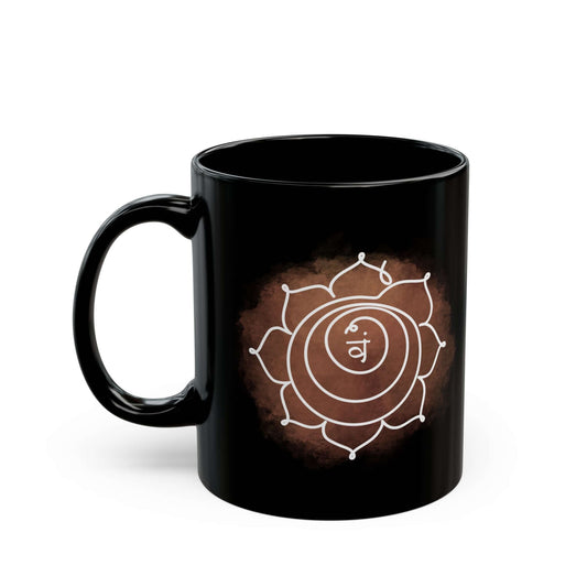 Black Svadhisthana Chakra Mug – Awaken Your Inner Harmony for creativity and inspiration