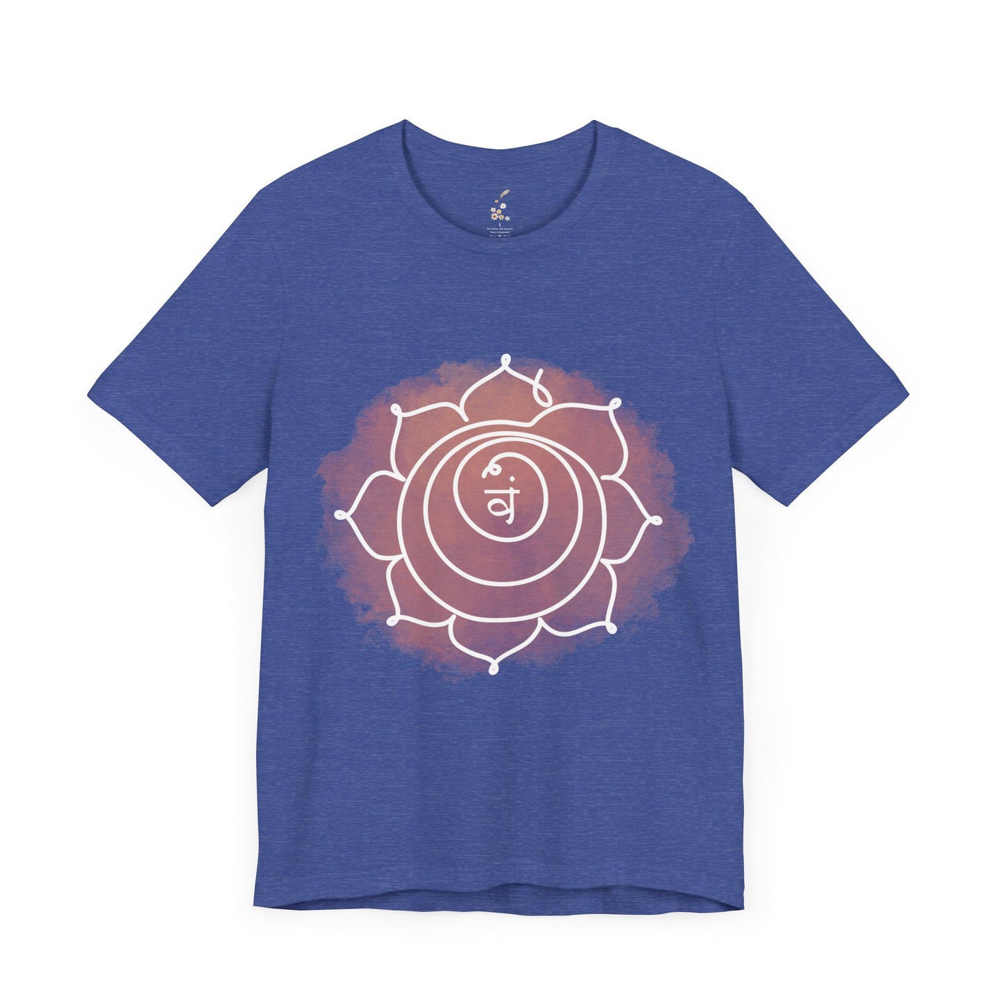 Blu King Svadhisthana Chakra t-shirt for creativity, emotional flow, and balance.